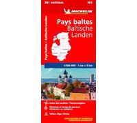 Carte Nationale Pays Baltes / Baltische Landen