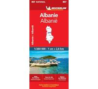 Collectif – Carte Nationale Albanie – Atlas / carte – Michelin