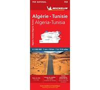 Carte Nationale Algérie, Tunisie / Algeria, Tunisia