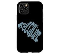 Carte Nationale Belge Patriotique de la Belgique Fan Pride Heritage Coque pour iPhone 11 Pro