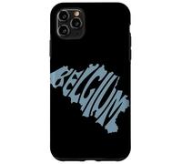 Carte Nationale Belge Patriotique de la Belgique Fan Pride Heritage Coque pour iPhone 11 Pro Max