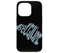 Carte Nationale Belge Patriotique de la Belgique Fan Pride Heritage Coque pour iPhone 13 Pro