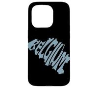 Carte Nationale Belge Patriotique de la Belgique Fan Pride Heritage Coque pour iPhone 15 Pro