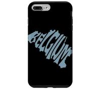 Carte Nationale Belge Patriotique de la Belgique Fan Pride Heritage Coque pour iPhone 7 Plus/8 Plus