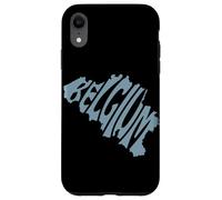 Carte Nationale Belge Patriotique de la Belgique Fan Pride Heritage Coque pour iPhone XR