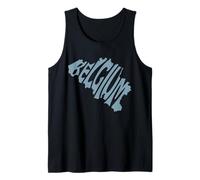 Carte Nationale Belge Patriotique de la Belgique Fan Pride Heritage Débardeur