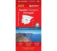 Carte Nationale Espagne, Portugal 2023 - Indéchirable