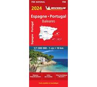 Michelin Carte Nationale Espagne, Portugal 2024
