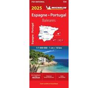 Carte Nationale Espagne, Portugal 2025