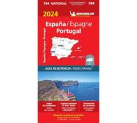 Carte Nationale España / Espagne - Portugal 2024 (Alta resistencia / Indéchirable)
