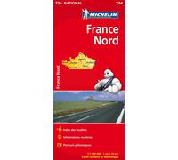 Carte Nationale France Nord / Frankrijk Noord Échelle 1/1 000 000 - Collectif Michelin - Michelin Travel Partner - broché - Atlas / carte