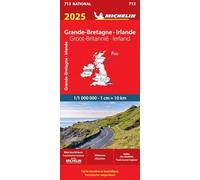 Carte Nationale Grande-Bretagne, Irlande 2025