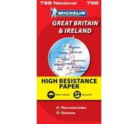 Carte NATIONAL Grande Bretagne & Irlande Indchirable