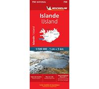 Carte Nationale Islande / Ijsland