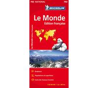 Carte Nationale Le Monde - Edition Française 1/28500000 - Collectif Michelin - Michelin Travel Partner - broché - Atlas / carte