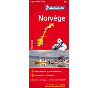 Carte NATIONAL 752 Norvège (Noorwegen)