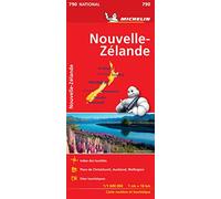 Carte Nationale Nouvelle-Zélande / Nieuw-Zeeland
