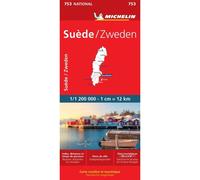 Carte Nationale Suede / Zweden Échelle 1:1 200 000 - Collectif Michelin - Michelin Travel Partner - broché - Atlas / carte