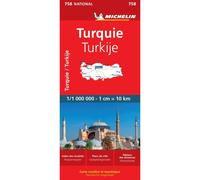 Carte Nationale Turquie / Turkije 1/1000 000 - Collectif Michelin - Michelin Travel Partner - broché - Atlas / carte