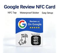 Carte NFC pour avis Google, autocollant NFC pour avis Google, carte NFC pour commentaires d'entreprise, autocollant imperméable, installation facile 10pcs