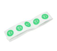 Carte NFC, Puce NFC en PVC étanche Bonne compatibilité 504 Octets Disponibles Mémoire NDEF Petite Taille pour la Conduite (Vert)