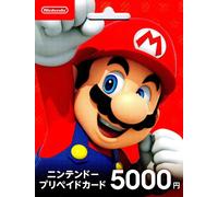 Carte Nintendo eShop Japon 5000 YEN Comptes japonais seulement