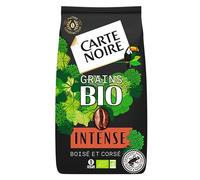 CARTE NOIRE - Bio Intense - Café en Grains Torréfiés - Pur Arabica Biologique - Paquet de 1 kg