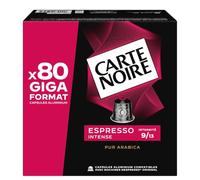 Carte Noire Capsules Espresso Intense N°9 compatibles Nespresso – Café Arabica – 80 capsules