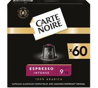 CARTE NOIRE Café capsules Espresso Intense n°9 compatibles Nespresso (60 capsules)