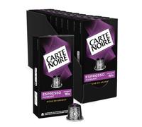 CARTE NOIRE - Café Capsules Espresso Puissant N°11 - Compatible Nespresso® | Arabica & Robusta - Dense & Profond - Notes Épicées - Fabriqué en France - 10 x 10 Capsules Aluminium