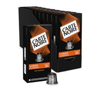 CARTE NOIRE - Café Capsules Lungo Classique N°6 - Compatible Nespresso® | 100% Arabica - Equilibré & Aromatique - Notes Caramélisées - Fabriqué en France - 10 x 10 Capsules Aluminium