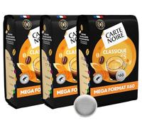 CARTE NOIRE - Café en Dosettes Souples Classique N°5 - Pur Arabica - certifié Rainforest Alliance - 3 Paquets de 60 Dosettes - Compatibles Senseo (180 dosettes)