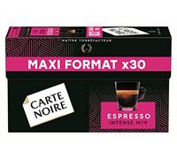 Carte Noire Café Espresso Intense N°9 – Capsules compatibles Nespresso – 30 capsules