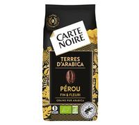 CARTE NOIRE - Café Grain "Sélection Pérou" - Bio 100 % Arabica - Paquet de 500 g - Fabriqué en France