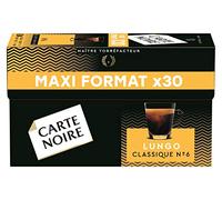 Carte Noire Café Lungo Classique N°6 - 30 capsules compatibles Nespresso®*