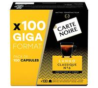 Carte Noire Café Lungo Classique N°6 Capsules Compatibles Nespresso, Paquet de 100 capsules