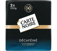 CARTE NOIRE Café moulu décaféiné pur arabica N°7 2 x 250 g