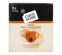 CARTE NOIRE - Café Moulu Intense, Réveil Aromatique pour Petit Déjeuner, Boîte 500g - Lot De 3
