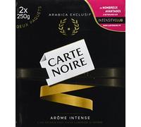 Carte Noire Café moulu, arôme intense & goût unique, pur arabica - Les 2 paquets de 250g