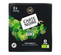 CARTE NOIRE - Café Moulu "Sélection Bio" - Pur Arabica - Lot de 6 x 500 g - Fabriqué en France
