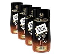 CARTE NOIRE - Café Soluble « Classique » - Café Instantané - Délicat et Aromatique - Bocal Maxi-Format 180 g - Fabriqué en France (Lot de 4)