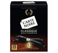 CARTE NOIRE - Café Soluble « Classique » - Café Instantané en Dosette Carte Noire - Délicat et Aromatique - 25 sticks - Fabriqué en France
