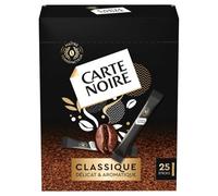 CARTE NOIRE - Café Soluble Intense et Aromatique, Praticité en Sticks Individuels (45g) - Le Lot De 4