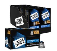CARTE NOIRE - Capsules Décaféiné N°6 Compatibles Nespresso - Café Arabica - Lot de 30 x 8 Capsules Aluminium - Fabriqué en France (240 capsules)