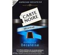 Carte Noire Collection Espresso Décaféiné - Capsules Compatibles Nespresso - Lot de 4 (40 Capsules au Total)