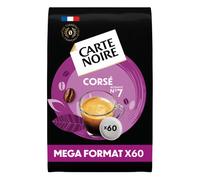 Carte Noire – Dosettes de café corsé – Intensité 7 – Boîte de 60 dosettes