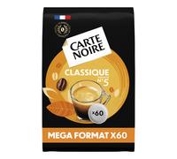 Carte Noire Dosette de café CLASSIQUE - Intensité 5 - Méga format - Boîte de 60