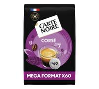 Carte Noire Expresso Corsé N°7, Café en Dosettes Compostables Compatibles Senseo, Paquet de 60 dosettes souples