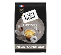 Carte Noire Dosette de café ESPRESSO - Intensité 8 - Méga format - Boîte de 60