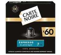 Carte Noire – Café Espresso Classique n°7 (Dolce) 100% Arabica – 60 capsules